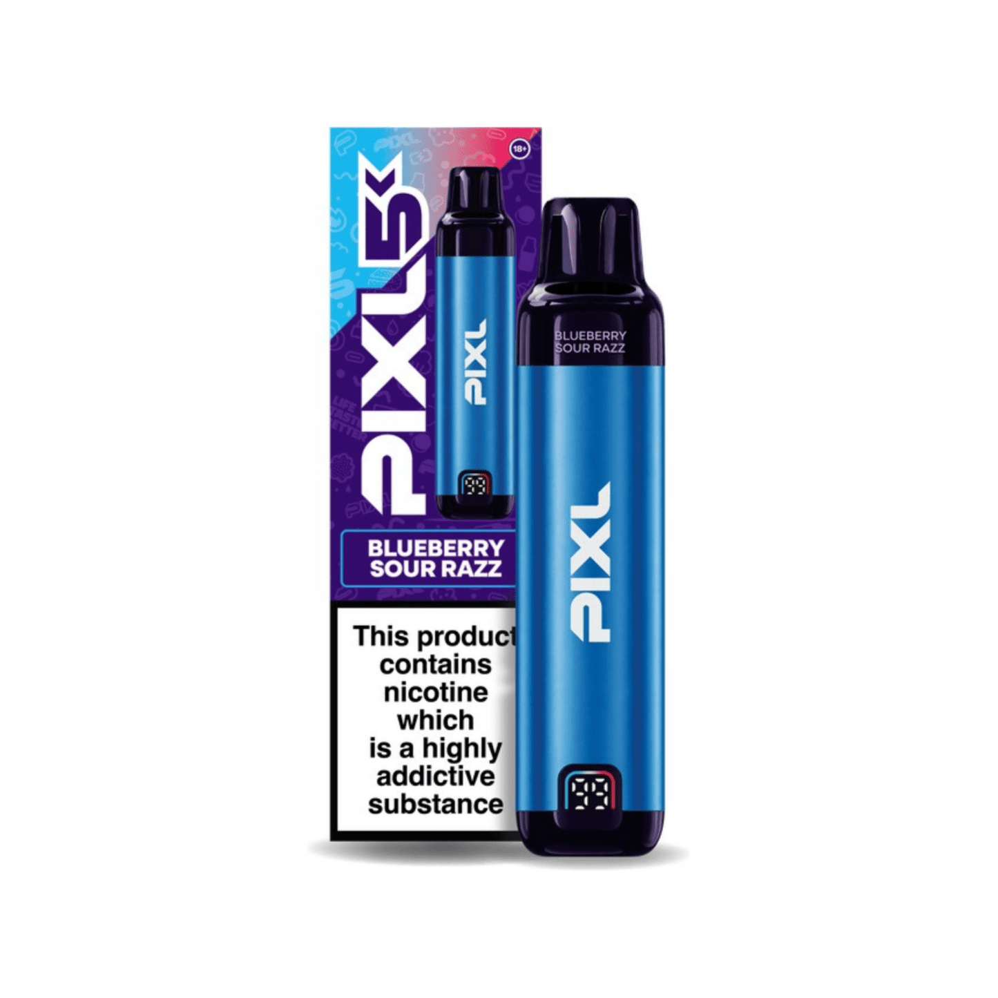 Buy Pixl 5K Pod Vape Kit Box of 5 Blueberry Sour Razz Kit