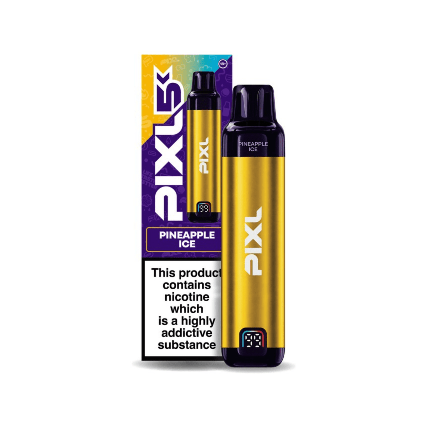 Buy Pixl 5K Pod Vape Kit Box of 5 Pineapple Ice