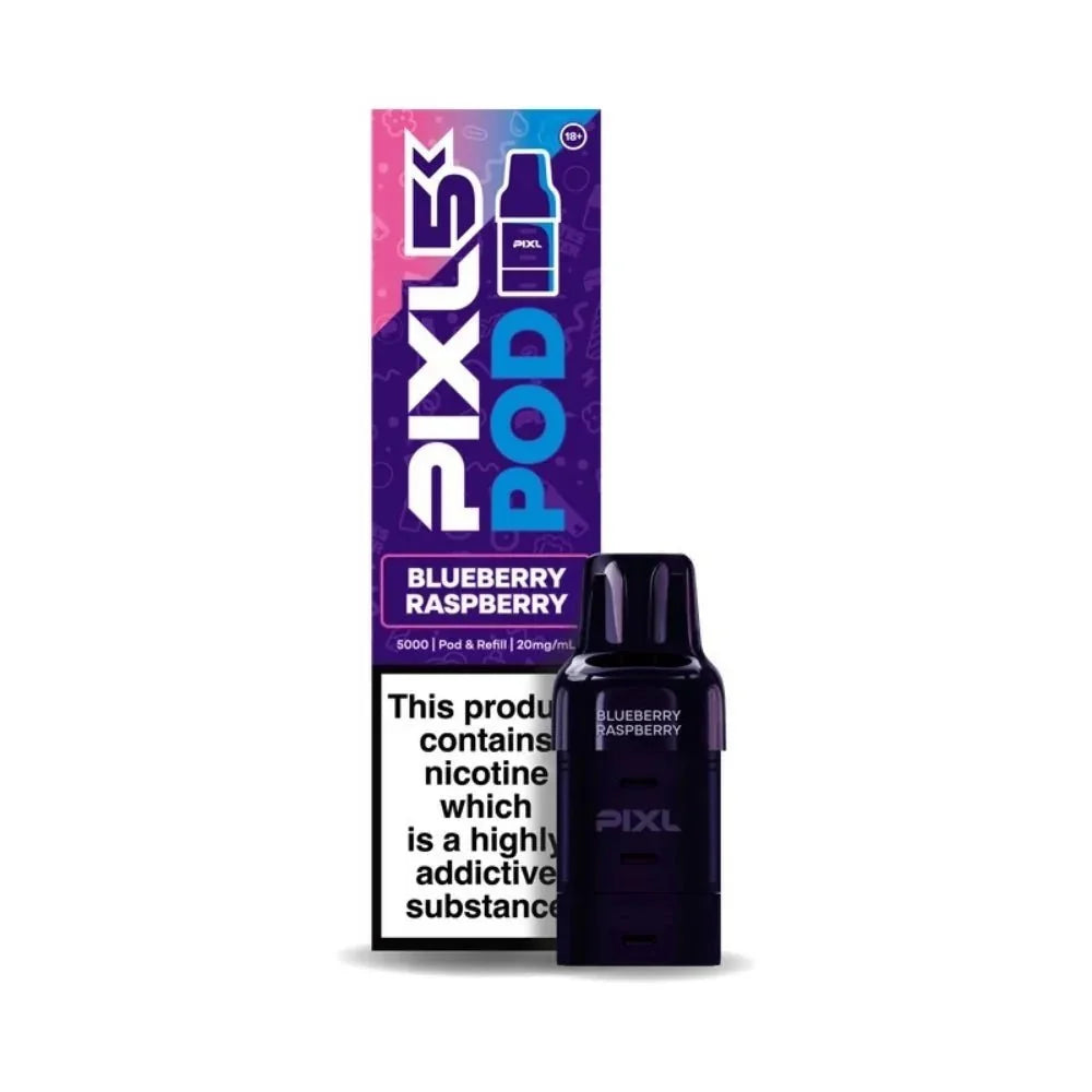 Buy Pixl 5K Refill Pods Box of 5 Blueberry Raspberry