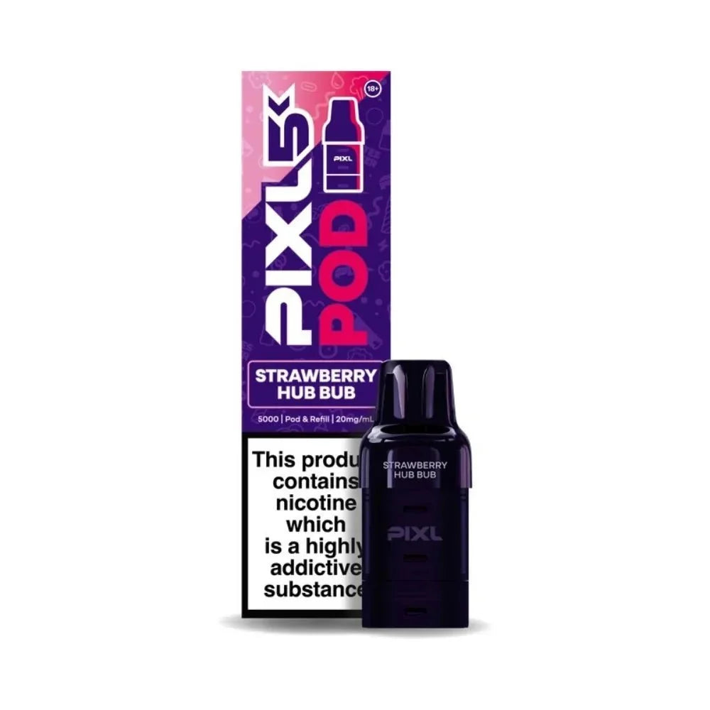 Buy Pixl 5K Refill Pods Box of 5 Strawberry Hub Bub
