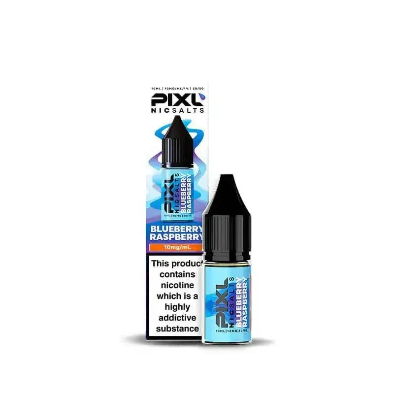 PIXL Nic Salt 10ml E - Liquids Box of 10 - bulk wholesale PIXL Nic Salt 10ml E - Liquids Box of 10 - Blueberry Raspberry - Direct Vape Wholesale