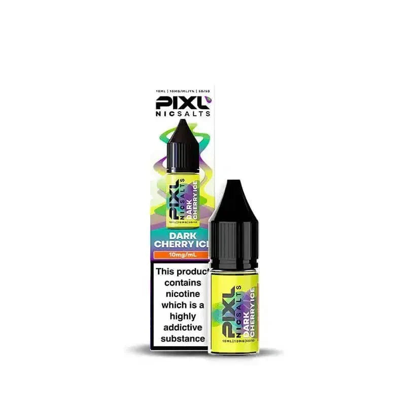 PIXL Nic Salt 10ml E - Liquids Box of 10 - bulk wholesale PIXL Nic Salt 10ml E - Liquids Box of 10 - Dark Cherry Ice - Direct Vape Wholesale