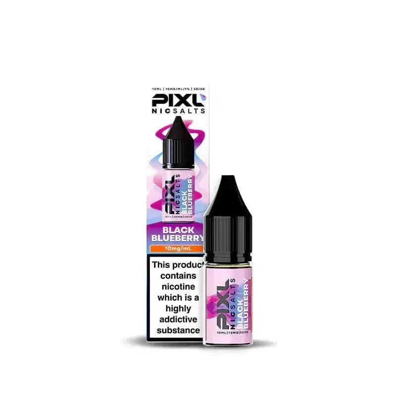 PIXL Nic Salt 10ml E - Liquids Box of 10 - bulk wholesale PIXL Nic Salt 10ml E - Liquids Box of 10 - Black Blueberry - Direct Vape Wholesale