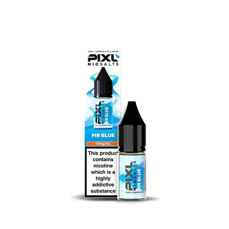 PIXL Nic Salt 10ml E - Liquids Box of 10 - bulk wholesale PIXL Nic Salt 10ml E - Liquids Box of 10 - Mr Blue - Direct Vape Wholesale
