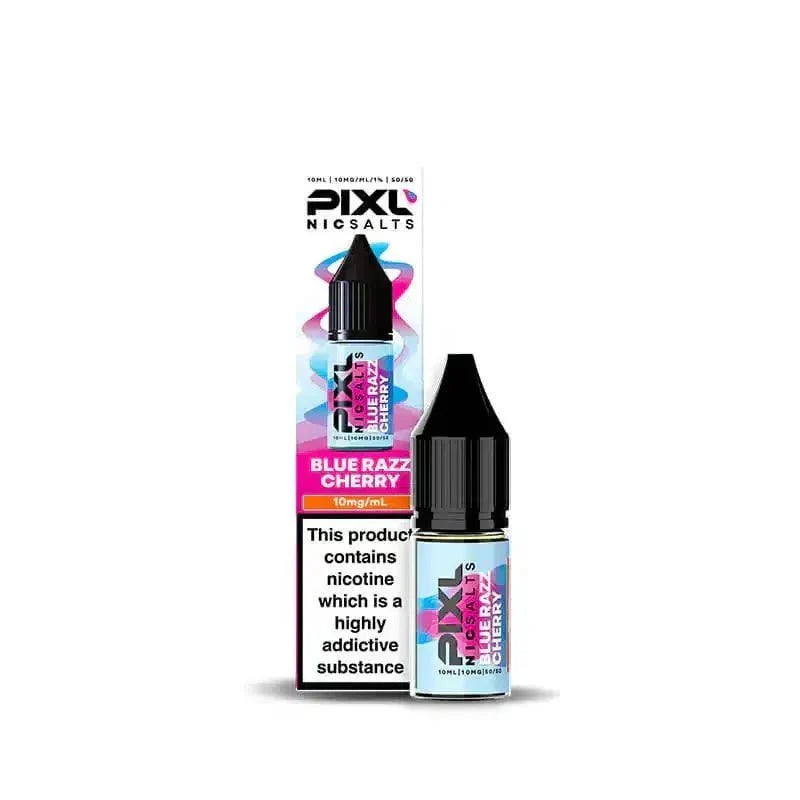 PIXL Nic Salt 10ml E - Liquids Box of 10 - bulk wholesale PIXL Nic Salt 10ml E - Liquids Box of 10 - Blue Razz Cherry - Direct Vape Wholesale