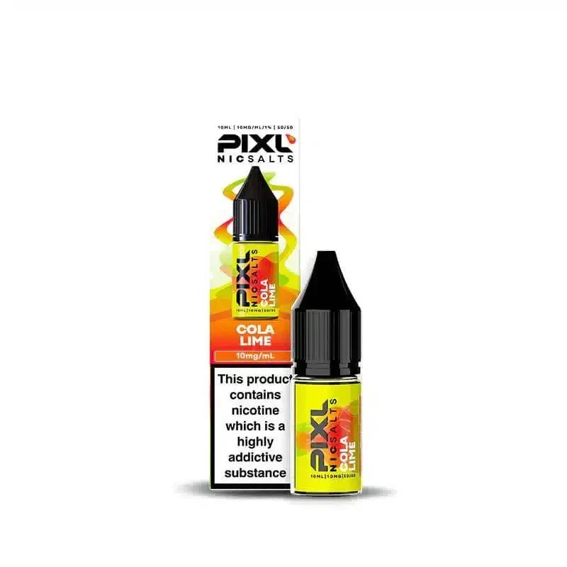 PIXL Nic Salt 10ml E - Liquids Box of 10 - bulk wholesale PIXL Nic Salt 10ml E - Liquids Box of 10 - Cola Lime - Direct Vape Wholesale