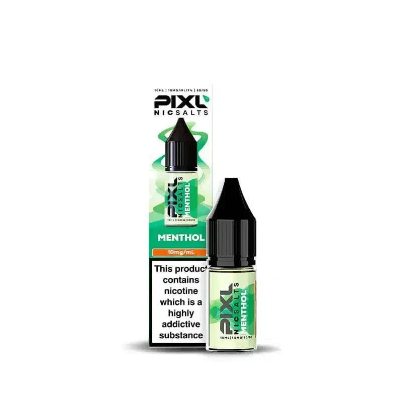 PIXL Nic Salt 10ml E - Liquids Box of 10 - bulk wholesale PIXL Nic Salt 10ml E - Liquids Box of 10 - Menthol - Direct Vape Wholesale