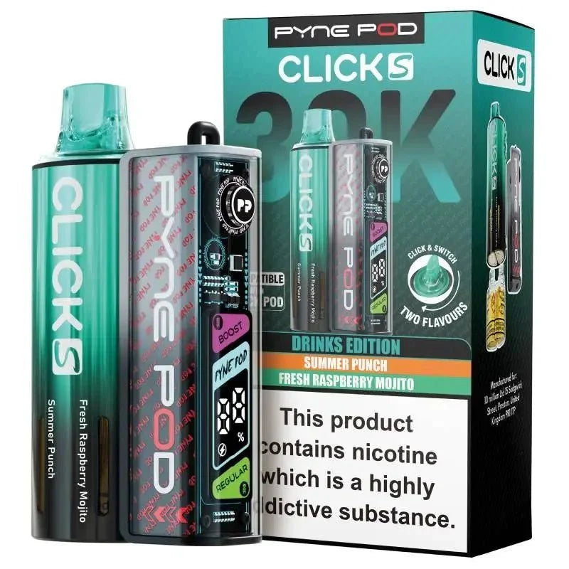 Pyne Pod Click S 30K Pod Vape Kit Pack of 5 - Pyne Pod Click S 30K Pod Vape Kit Pack of 5 - option1 - Direct Vape Wholesale