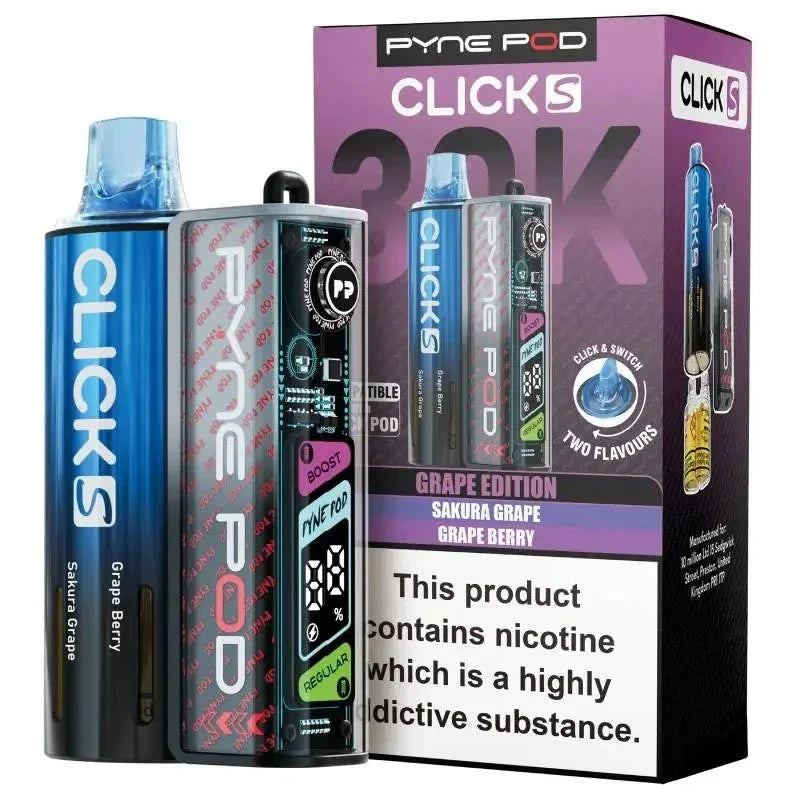 Pyne Pod Click S 30K Pod Vape Kit Pack of 5 - Pyne Pod Click S 30K Pod Vape Kit Pack of 5 - option1 - Direct Vape Wholesale