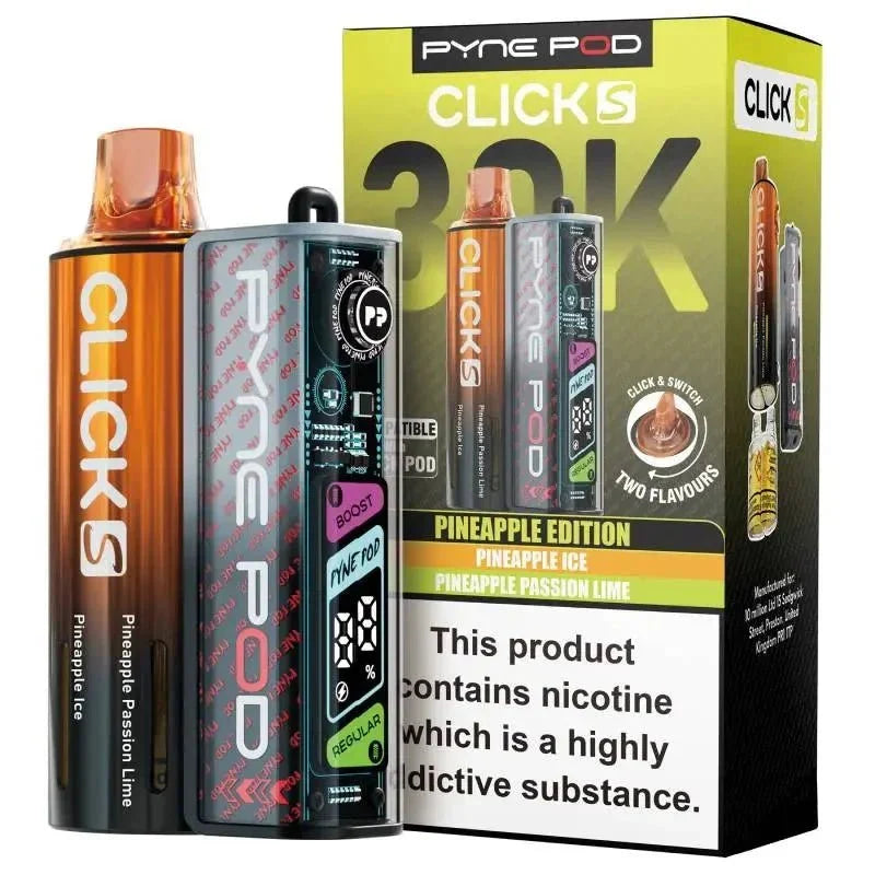 Pyne Pod Click S 30K Pod Vape Kit Pack of 5 - Pyne Pod Click S 30K Pod Vape Kit Pack of 5 - option1 - Direct Vape Wholesale