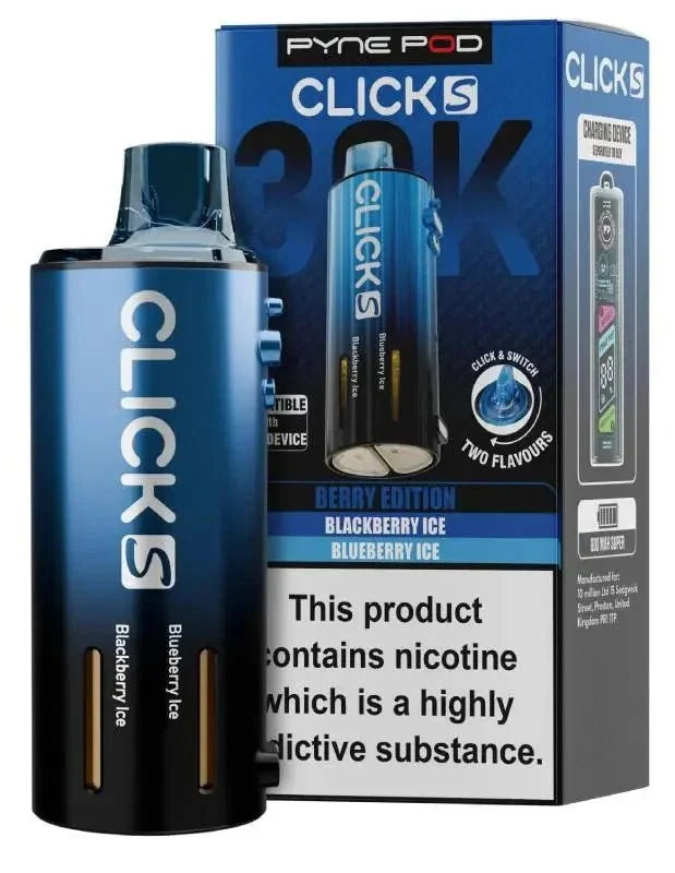 Pyne Pod Click S 30K Replacement Pods Pack of 5 - Pyne Pod Click S 30K Replacement Pods Pack of 5 - option1 - Direct Vape Wholesale