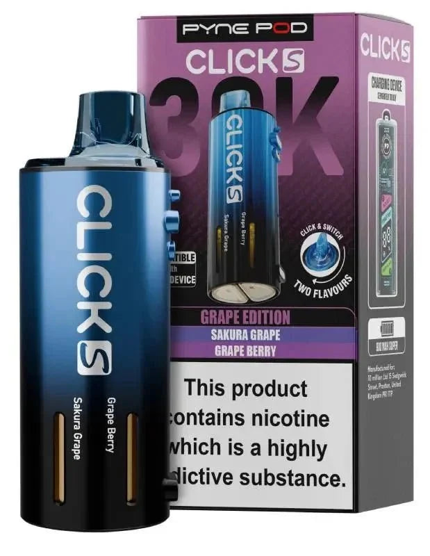 Pyne Pod Click S 30K Replacement Pods Pack of 5 - Pyne Pod Click S 30K Replacement Pods Pack of 5 - option1 - Direct Vape Wholesale