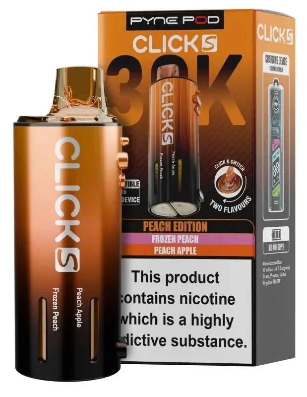 Pyne Pod Click S 30K Replacement Pods Pack of 5 - Pyne Pod Click S 30K Replacement Pods Pack of 5 - option1 - Direct Vape Wholesale