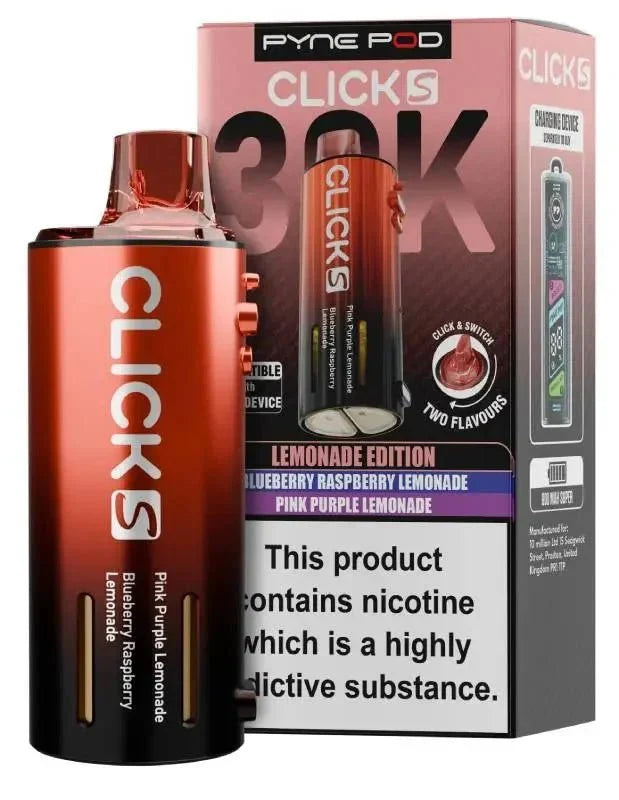 Pyne Pod Click S 30K Replacement Pods Pack of 5 - Pyne Pod Click S 30K Replacement Pods Pack of 5 - option1 - Direct Vape Wholesale