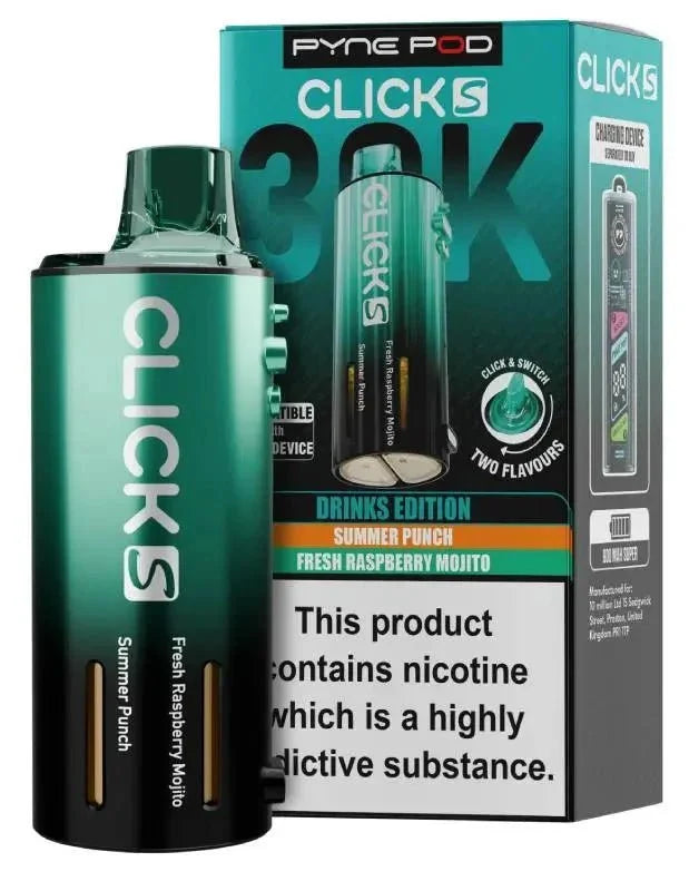 Pyne Pod Click S 30K Replacement Pods Pack of 5 - Pyne Pod Click S 30K Replacement Pods Pack of 5 - option1 - Direct Vape Wholesale