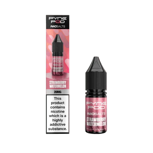 Pyne Pod Nic Salts 10ml E-liquid Box of 10 - bulk wholesale Pyne Pod Nic Salts 10ml E-liquid Box of 10 - Strawberry Watermelon - Direct Vape Wholesale
