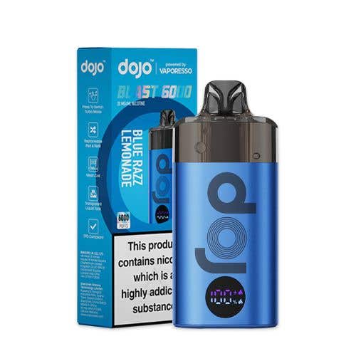 Buy Vaporesso Dojo Blast 6000 Vape Kit Box of 5 Blue Razz Lemonade