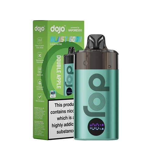Buy Vaporesso Dojo Blast 6000 Vape Kit Box of 5 Green-Double Apple