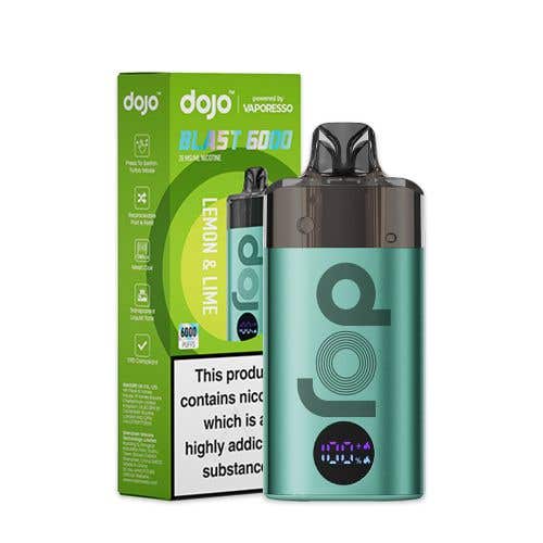 Buy Vaporesso Dojo Blast 6000 Vape Kit Box of 5 Green-Lemon & Lime