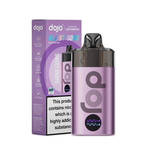 Buy Vaporesso Dojo Blast 6000 Vape Kit Box of 5 Purple-Sweet Grape