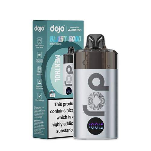 Buy Vaporesso Dojo Blast 6000 Vape Kit Box of 5 Silver-Menthol