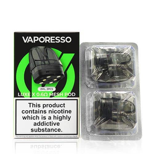Buy Vaporesso Luxe X Replacement Pods 0.6O Mesh Pod