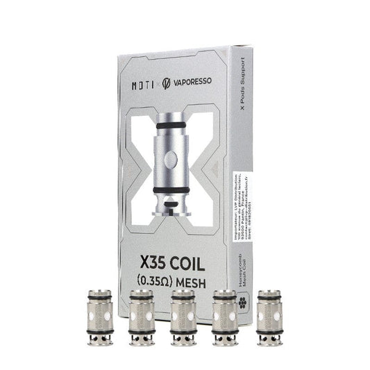 Buy Vaporesso - X35 - 0.35Ohm Mesh Replacement Coils - 5pack